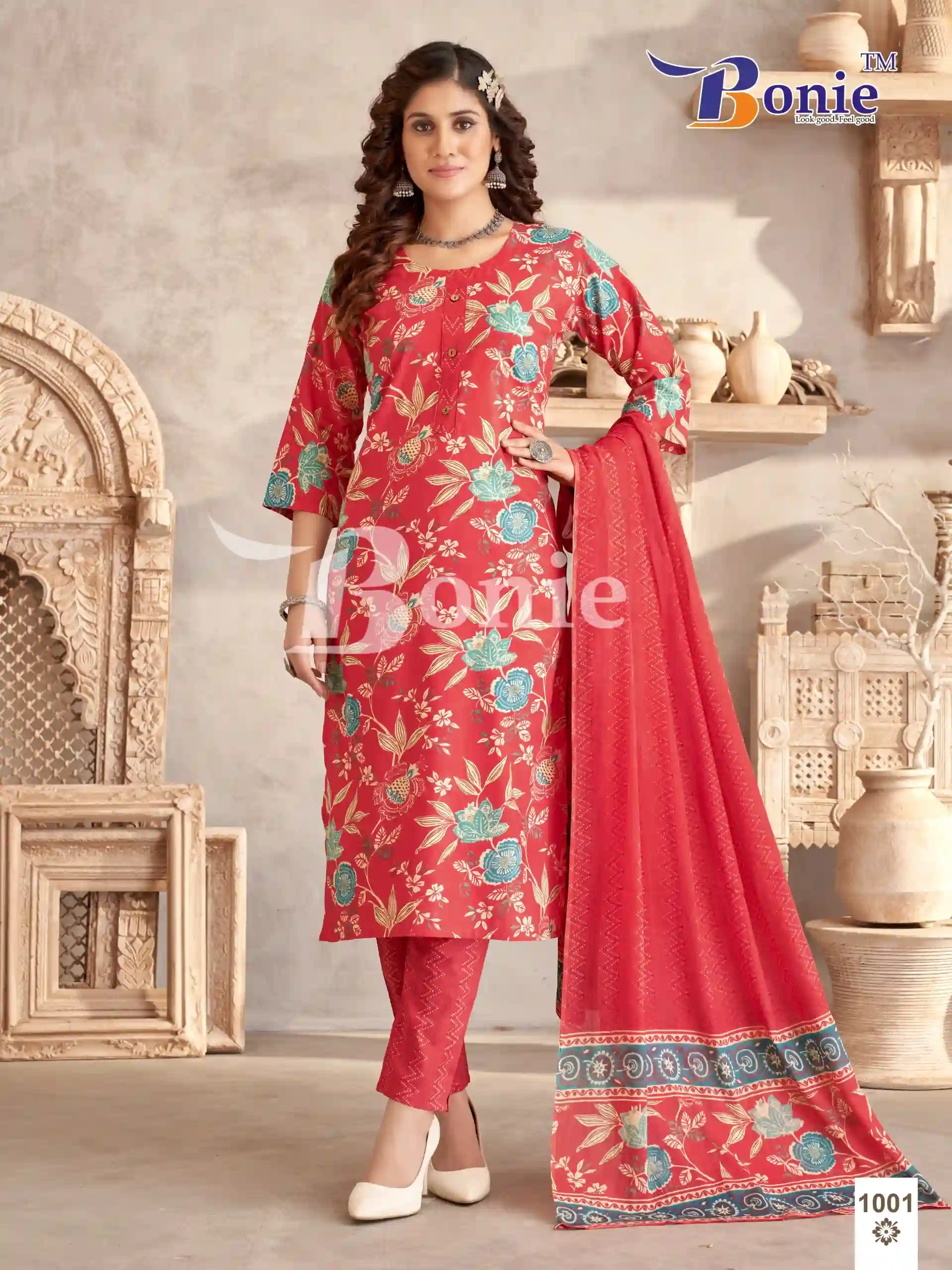Bonie Cotton Candy Pure Fine Cotton Wholesale Readymade Salwar Suit Catalog — Wholesale Salwar Suits, bonie wholesale from Surat - Gallery Image 7